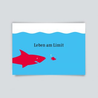Maritime Postkarte. Leben am Limit.