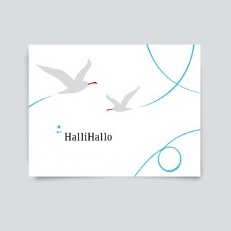 postkarte Halli