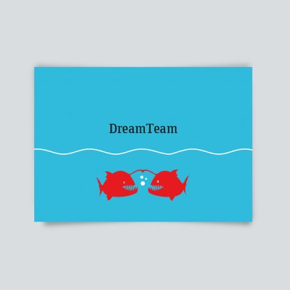 DreamTeam - Postkarte