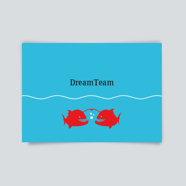 DreamTeam - Postkarte