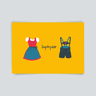 postkarte superpaar